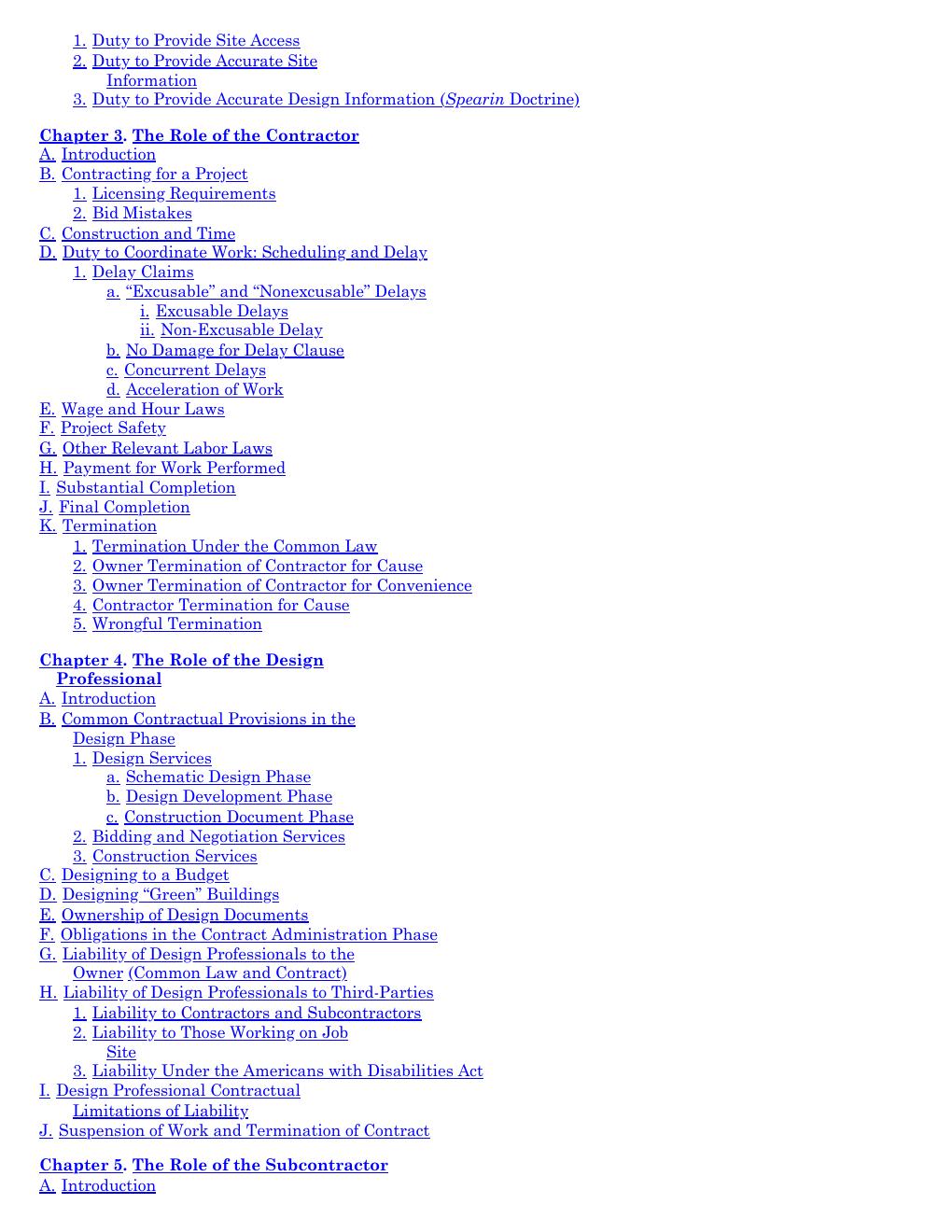 Preview page 8 of Construction Law in a Nutshell 2nd Edition By Donald Campbell
