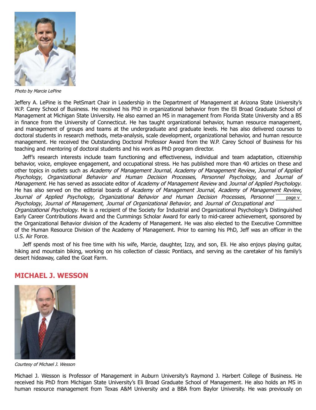 Preview page 6 of Organizational Behavior Improving Performance and Commitment in the Workplace 8th Edition By  Jason Colquitt, Jeffery Le