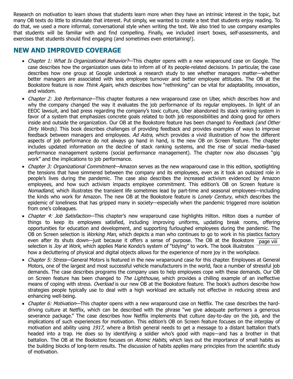 Preview page 9 of Organizational Behavior Improving Performance and Commitment in the Workplace 8th Edition By  Jason Colquitt, Jeffery Le