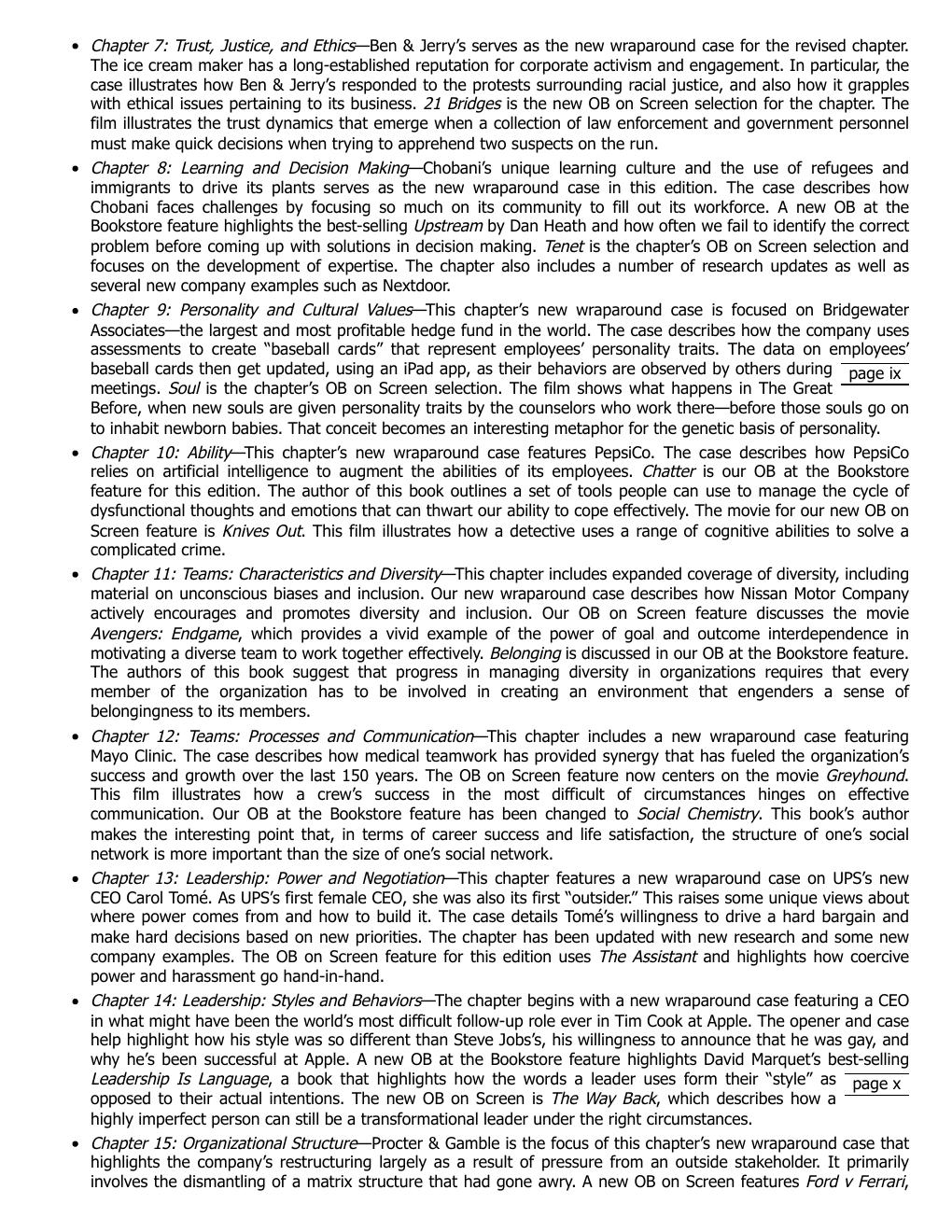 Preview page 10 of Organizational Behavior Improving Performance and Commitment in the Workplace 8th Edition By  Jason Colquitt, Jeffery Le