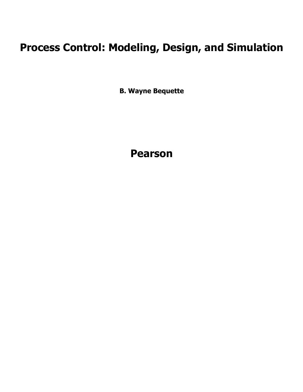 Preview page 4 of Process Control Modeling Design and Simulation 2nd Edition By Wayne Bequette