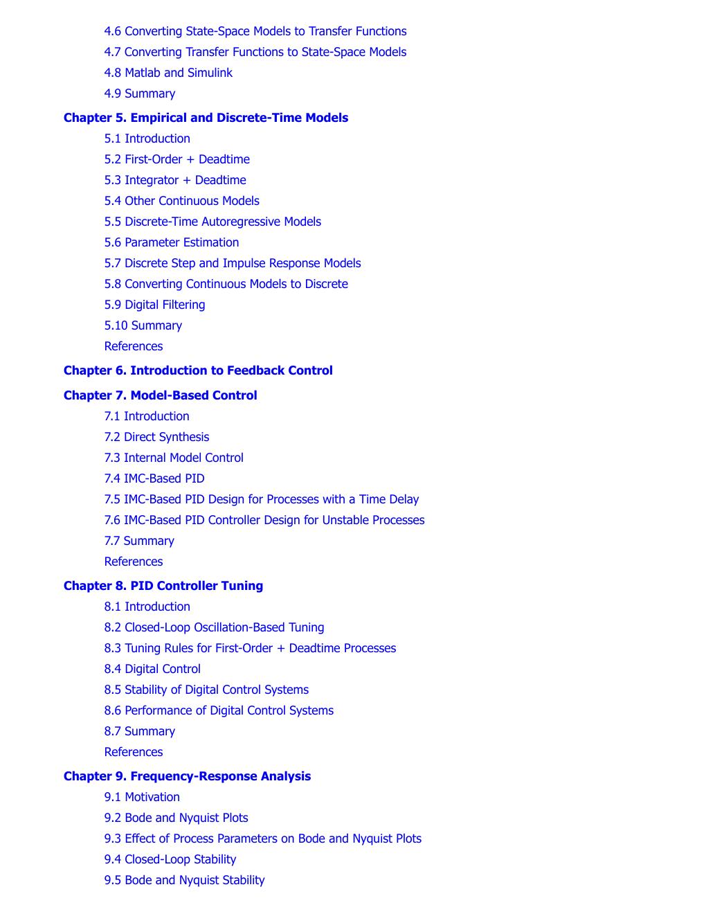 Preview page 7 of Process Control Modeling Design and Simulation 2nd Edition By Wayne Bequette