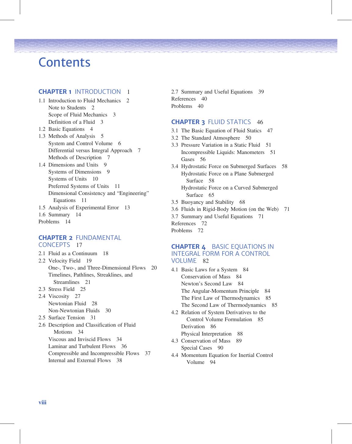 Preview page 9 of Fluid Mechanics 9th Edition By Robert Fox, Alan Mcdonald