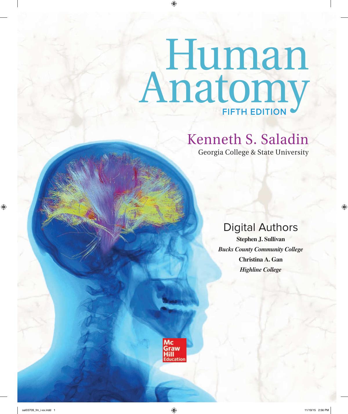Preview page 2 of Human Anatomy 5th Edition By Kenneth Saladin
