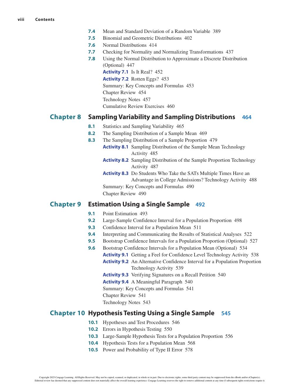 Preview page 10 of Introduction to Statistics and Data Analysis 7th Edition By Roxy Peck, Chris Olsen