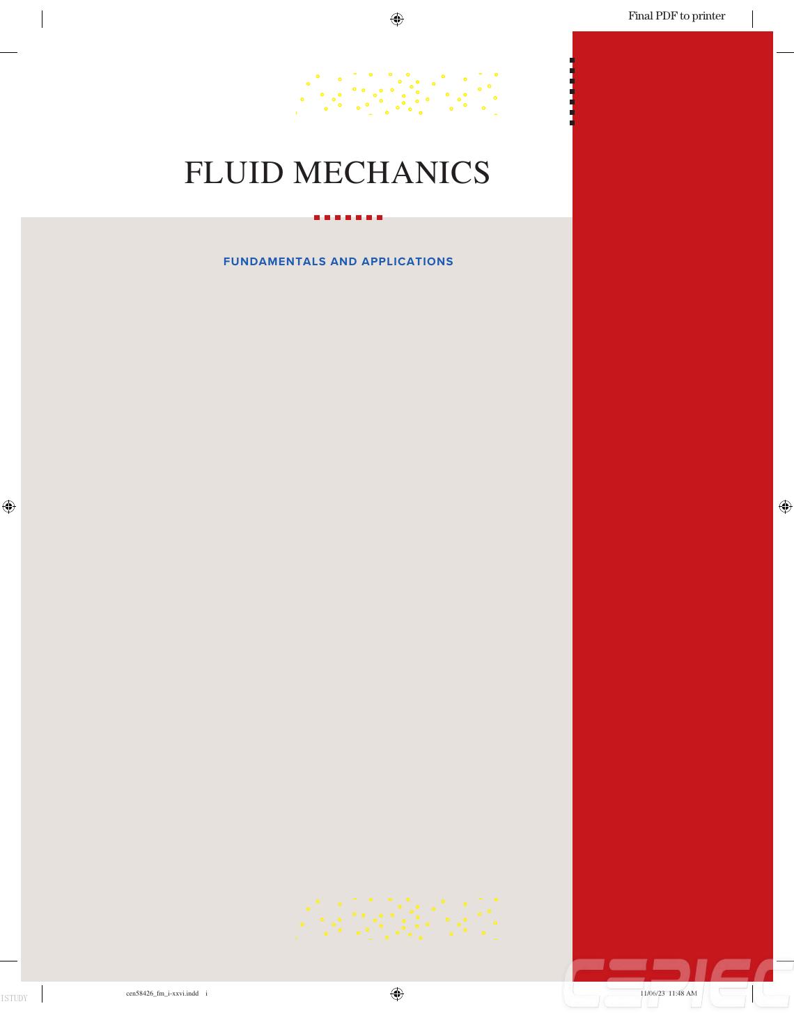 Preview page 2 of ISE Fluid Mechanics Fundamentals and Applications 2024 Release By John Cimbala