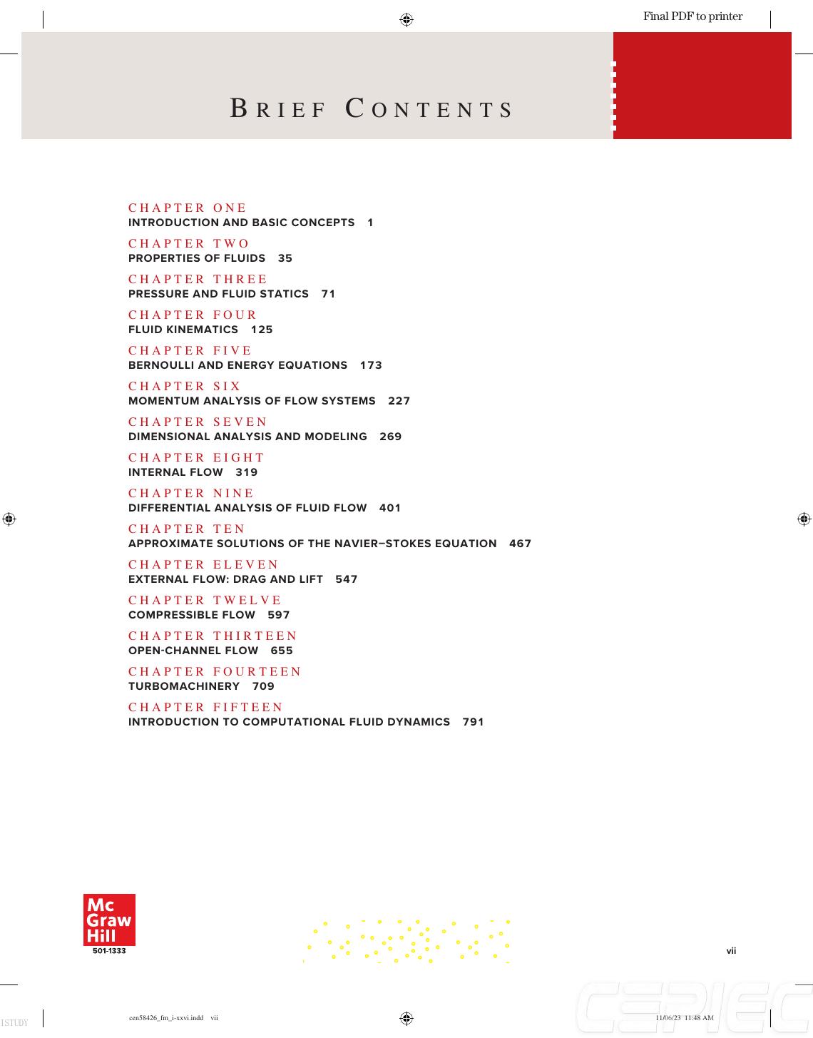 Preview page 8 of ISE Fluid Mechanics Fundamentals and Applications 2024 Release By John Cimbala