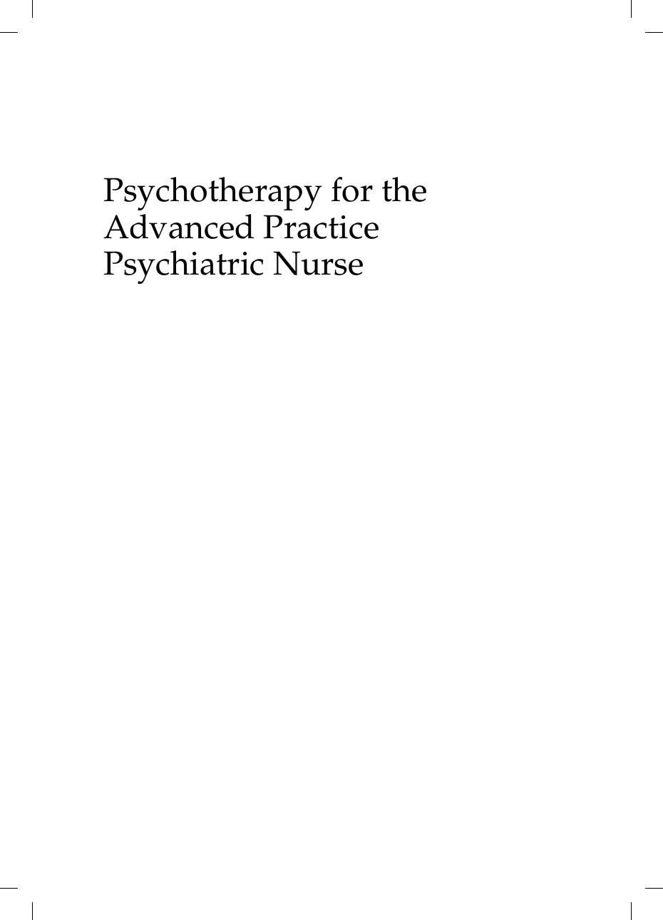 Preview page 5 of Approach to Psychotherapy for the Advanced Practice Nurse 3rd Edition BY Knight, C. & Wheeler, K eBook [PDF]