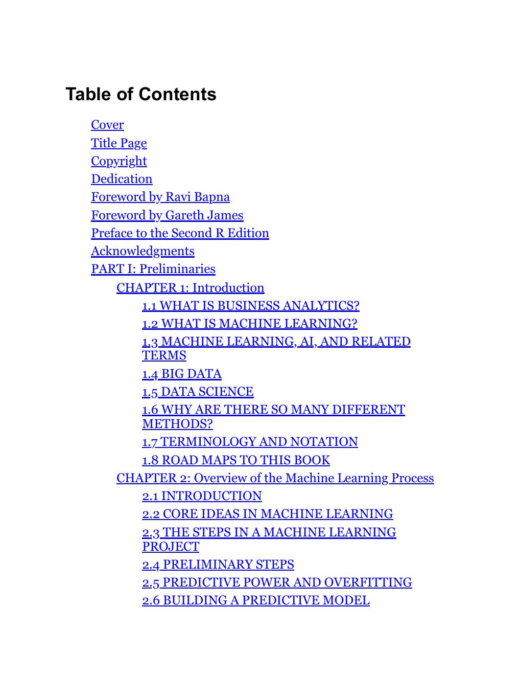 Preview page 4 of Machine Learning for Business Analytics Concepts, Techniques, and Applications in R 2nd Edition By Galit Shmueli, Peter
