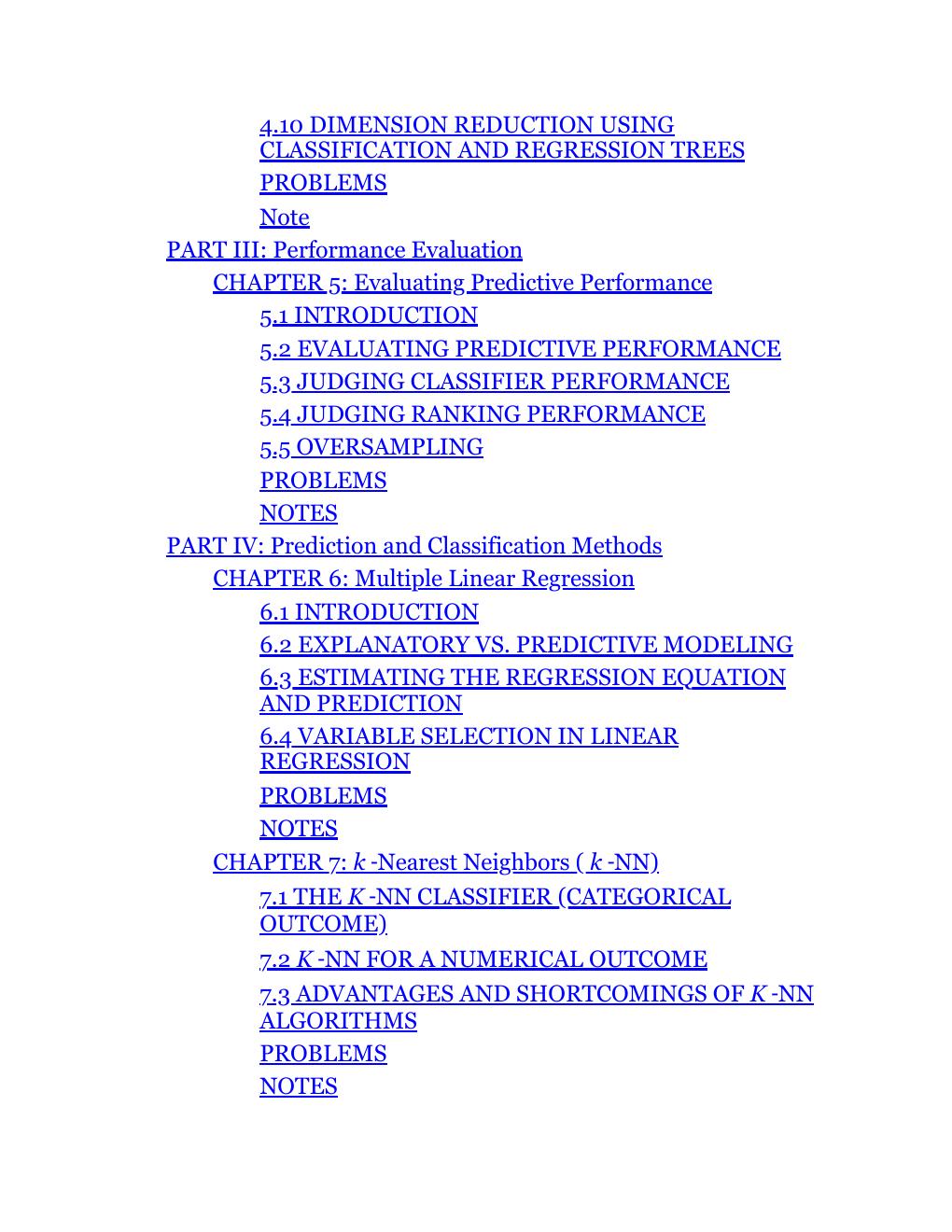 Preview page 6 of Machine Learning for Business Analytics Concepts, Techniques, and Applications in R 2nd Edition By Galit Shmueli, Peter