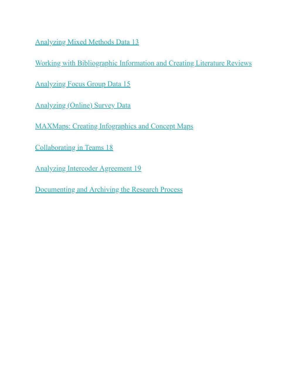 Preview page 3 of MAXQDA for Qualitative Data Analysis Text, Audio, and Video 1st Edition By Team EDUCOHACK