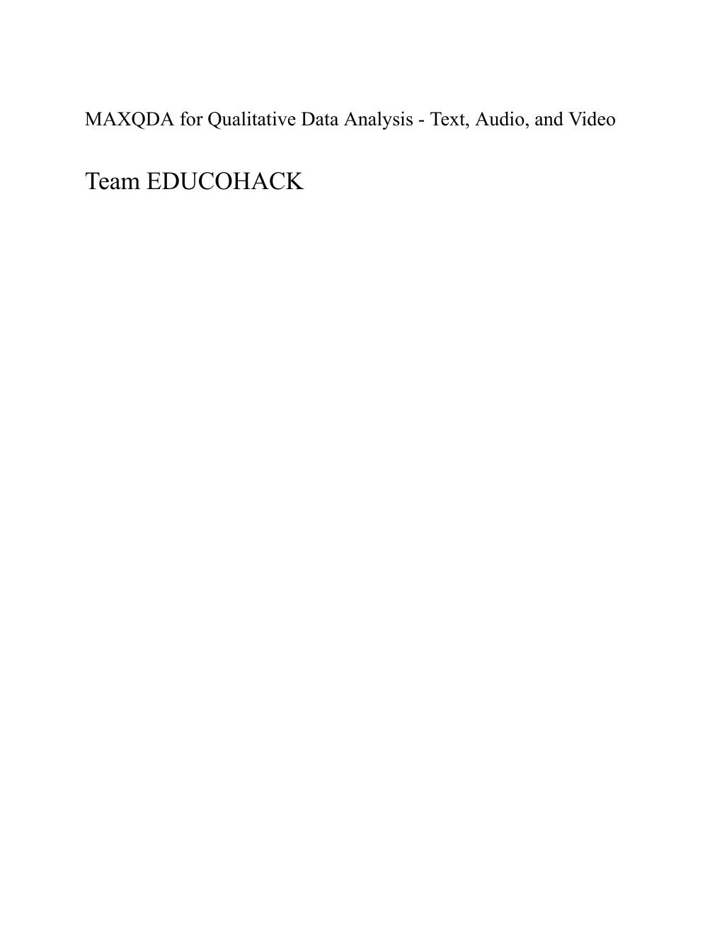 Preview page 5 of MAXQDA for Qualitative Data Analysis Text, Audio, and Video 1st Edition By Team EDUCOHACK