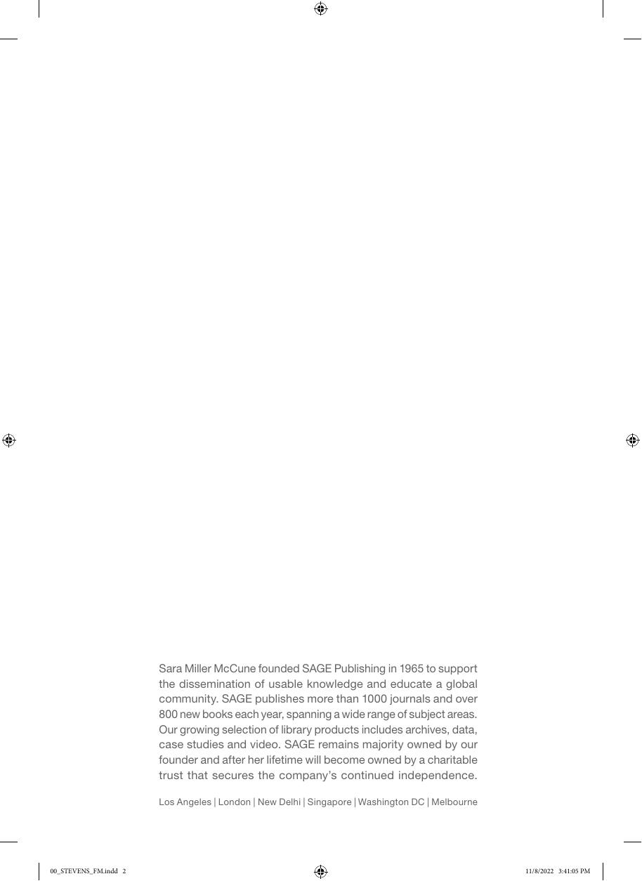 Preview page 3 of Qualitative Data Analysis Key Approaches 1st Edition By Peter A. J. Stevens