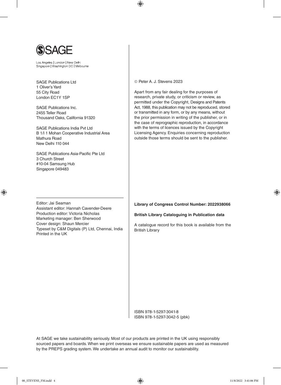 Preview page 5 of Qualitative Data Analysis Key Approaches 1st Edition By Peter A. J. Stevens