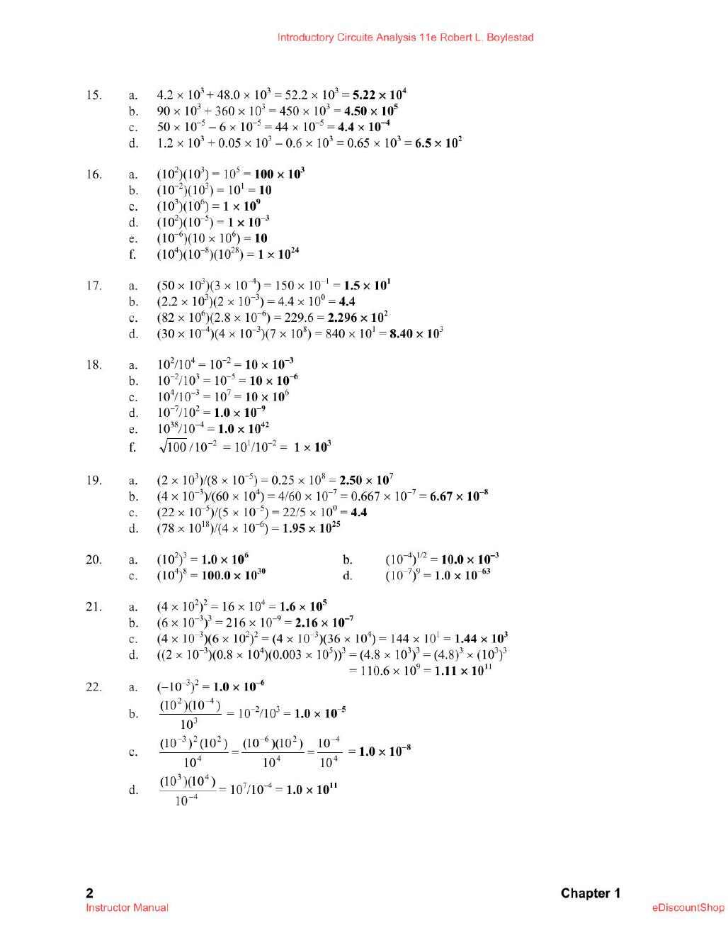 Preview page 5 of Instructor Manual For Introductory Circuite Analysis 11th Edition By Robert L. Boylestad