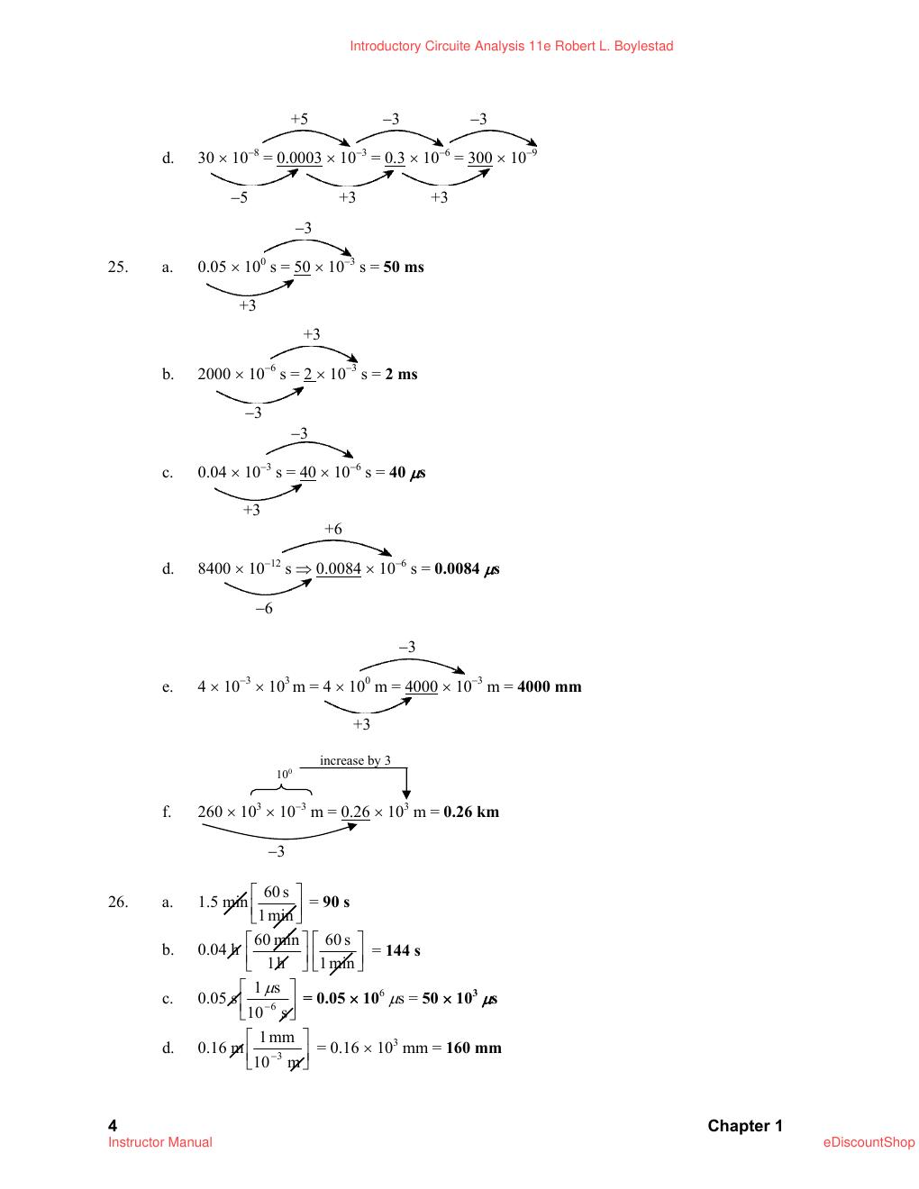 Preview page 7 of Instructor Manual For Introductory Circuite Analysis 11th Edition By Robert L. Boylestad
