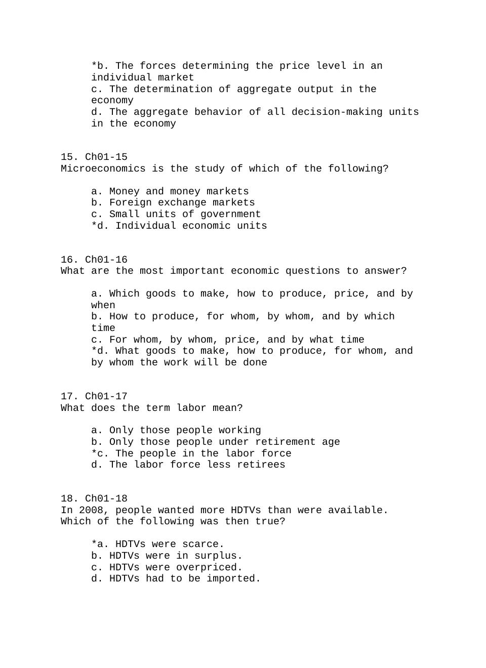 Preview page 5 of Introduction to Macroeconomics 7th Edition By  Edwin Dolan | Test Bank |