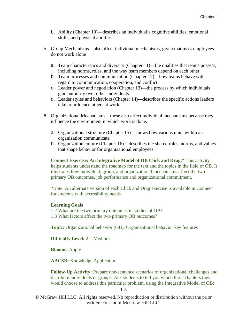 Preview page 6 of Organizational Behavior Improving Performance and Commitment in the Workplace 8th Edition By Jason Colquitt, Jeffery LeP