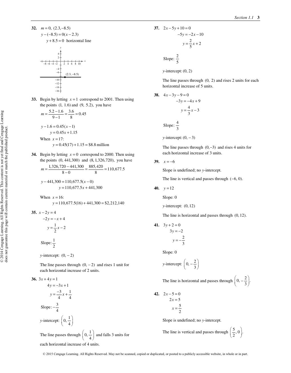 Preview page 6 of Precalculus with Limits A Graphing Approach (Texas Edition) 6th Edition By Ron Larson | Solutions Manual |