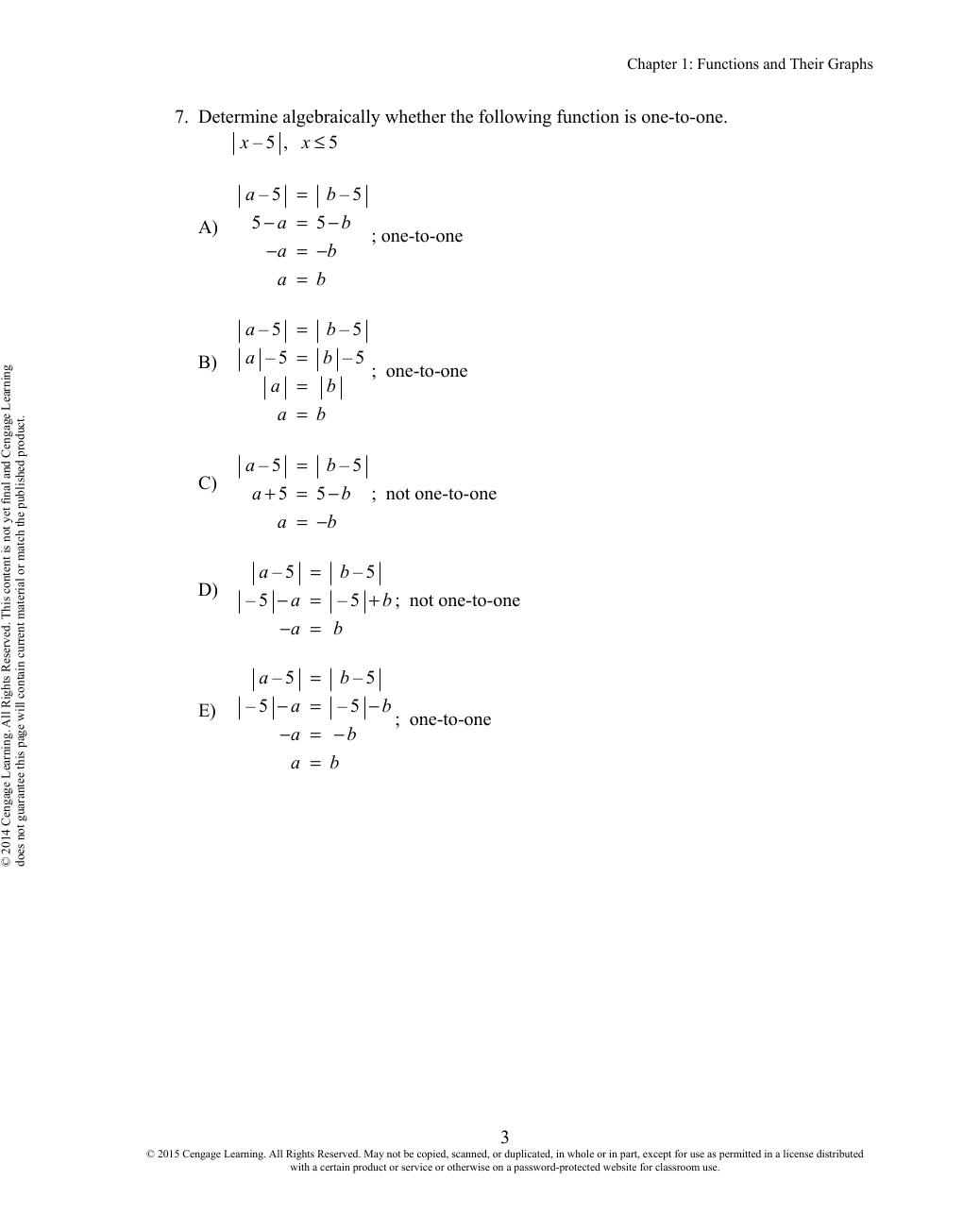 Preview page 6 of Precalculus with Limits A Graphing Approach (Texas Edition) 6th Edition By Ron Larson | Test Bank |