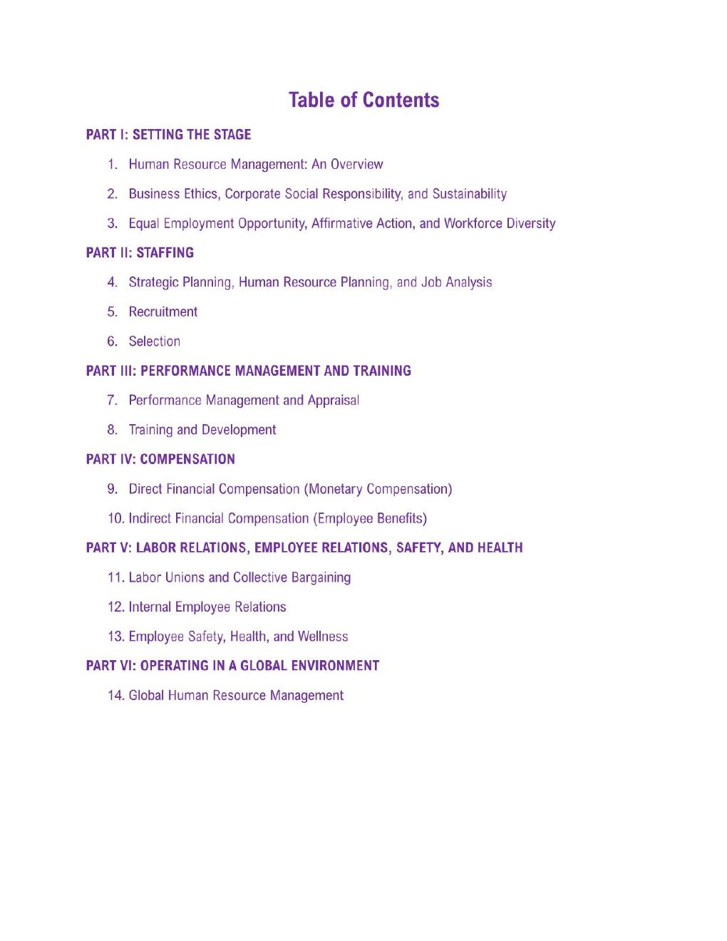 Preview page 2 of Solutions Manual For Human Resource Management 15th edition Joseph Martocchio