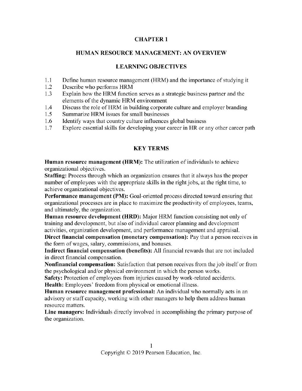 Preview page 3 of Solutions Manual For Human Resource Management 15th edition Joseph Martocchio