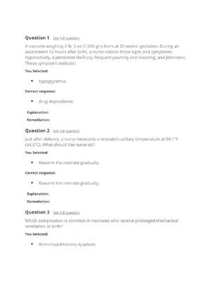 Preview of Passpoint Neonate | A neonate weighing 3 lb, 5 oz (1,503 g) is born at 32 weeks' gestation