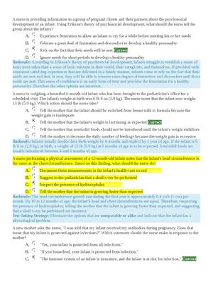 Preview of Exit RN Exit HESI Prep Distinction Level Assignment 125 Q&A