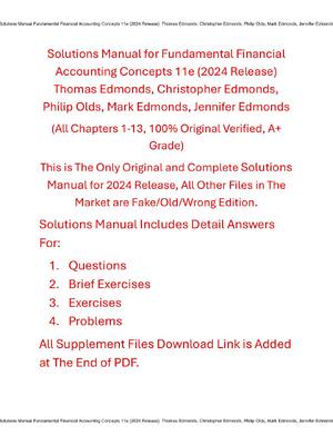 Preview of Fundamental Financial Accounting Concepts, 11th Edition, By Thomas Edmonds and Christopher