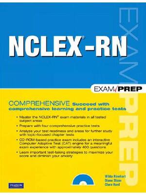 Preview of NCLEX-RN Exam Prep by Wilda Rinehart, Diann Sloan, Clara Hurd  exam experience with approx