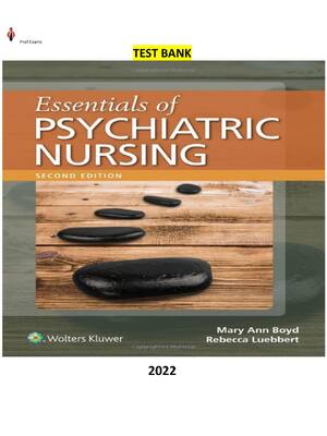 Preview of Tesst Bank for Essentials of Psychiatric Nursing 2nd Edition by Mary Ann Boyd & Rebecca An