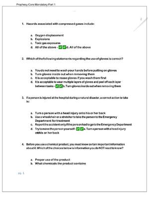 Preview of Prophecy Core Mandatory Part 1