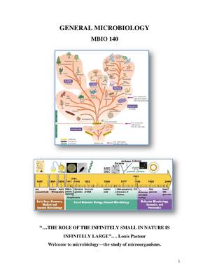Preview image for GENERAL MICROBIOLOGY MBIO 140