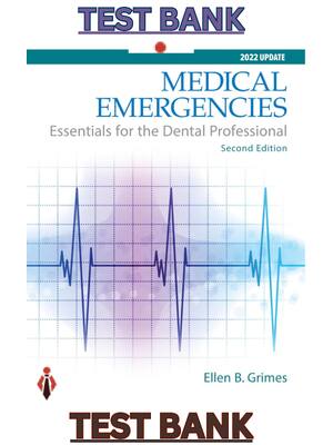 Preview of Test bank for Medical Emergencies-Essentials for the Dental Professional 2nd Edition by El