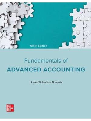 Preview of Solutions Manual For Fundamentals of Advanced Accounting 9th Edition By Joe Hoyle (All Cha