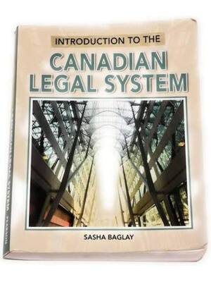 Preview of Test Bank For Introduction to the Canadian Legal System 1st Edition By Sasha Baglay | All