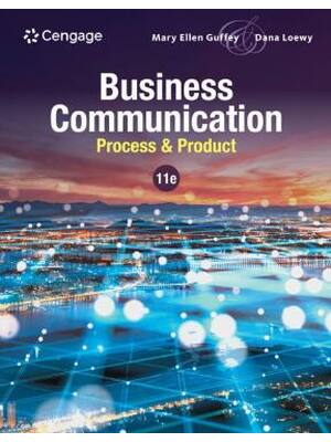 Preview of Test Bank for Business Communication Process & Product 11th Edition By Mary Ellen Guffey,