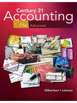 Preview of Test Bank for Century 21 Accounting, Advanced 11th Edition by Claudia Bienias Gilbertson,