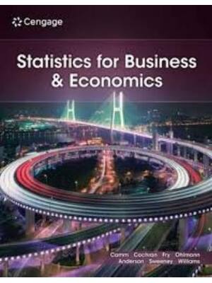 Preview of Solutions Manual for Statistics for Business & Economics 15th Edition By Camm, Cochran, Fr