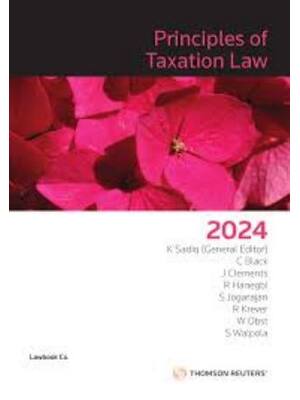 Preview of Solutions Manual for Principles of Taxation Law 2024 By Black, Obst, Hanegbi, Jogarajan, S