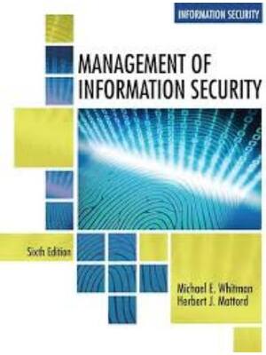 Preview of Test Bank for Management of Information Security, 6th Edition By Michael  Whitman, Herbert