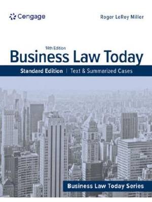 Preview of Test Bank for Business Law Today, Standard Edition, Text & Summarized Cases 14th Edition B