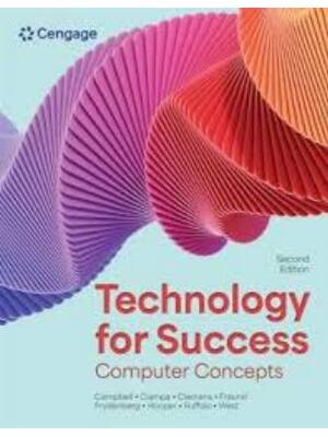Preview of Test Bank For Technology for Success 2nd Edition By Cengage, Mark Ciampa, Mark Frydenberg,