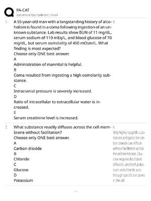 Preview of PA-CAT Study Guide 2025 Update   New Version Exam Prep, Practice Questions & Test Bank