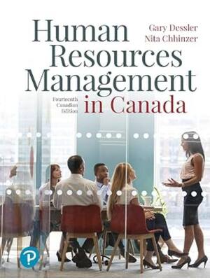 Preview of Instructor's Manual For Human Resources Management in Canada 16th Edition By Gary Dessler,