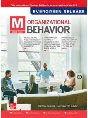 Preview of Instructor manual for M Organizational Behavior 2024 Evergreen Release By Steven McShane,