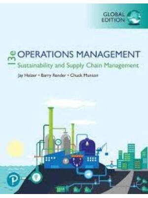 Preview of Solutions Manual For Operations Management Sustainability and Supply Chain Management 13th