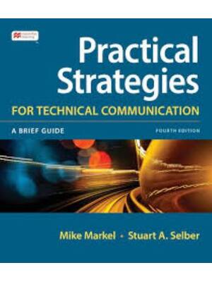 Preview of Test Bank For Practical Strategies for Technical Communication 4th Edition By Mike Markel,