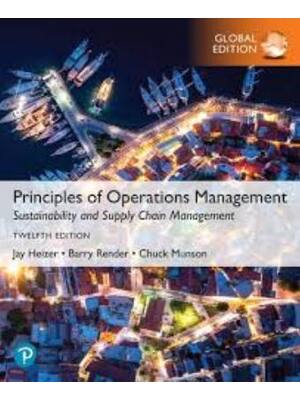 Preview of Solutions Manual Principles of Operations Management Sustainability and Supply Chain Manag