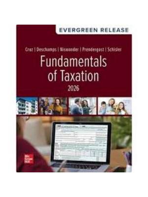 Preview of Solutions Manual Fundamentals of Taxation 2026, Evergreen Release By Ana Cruz, Michael Des